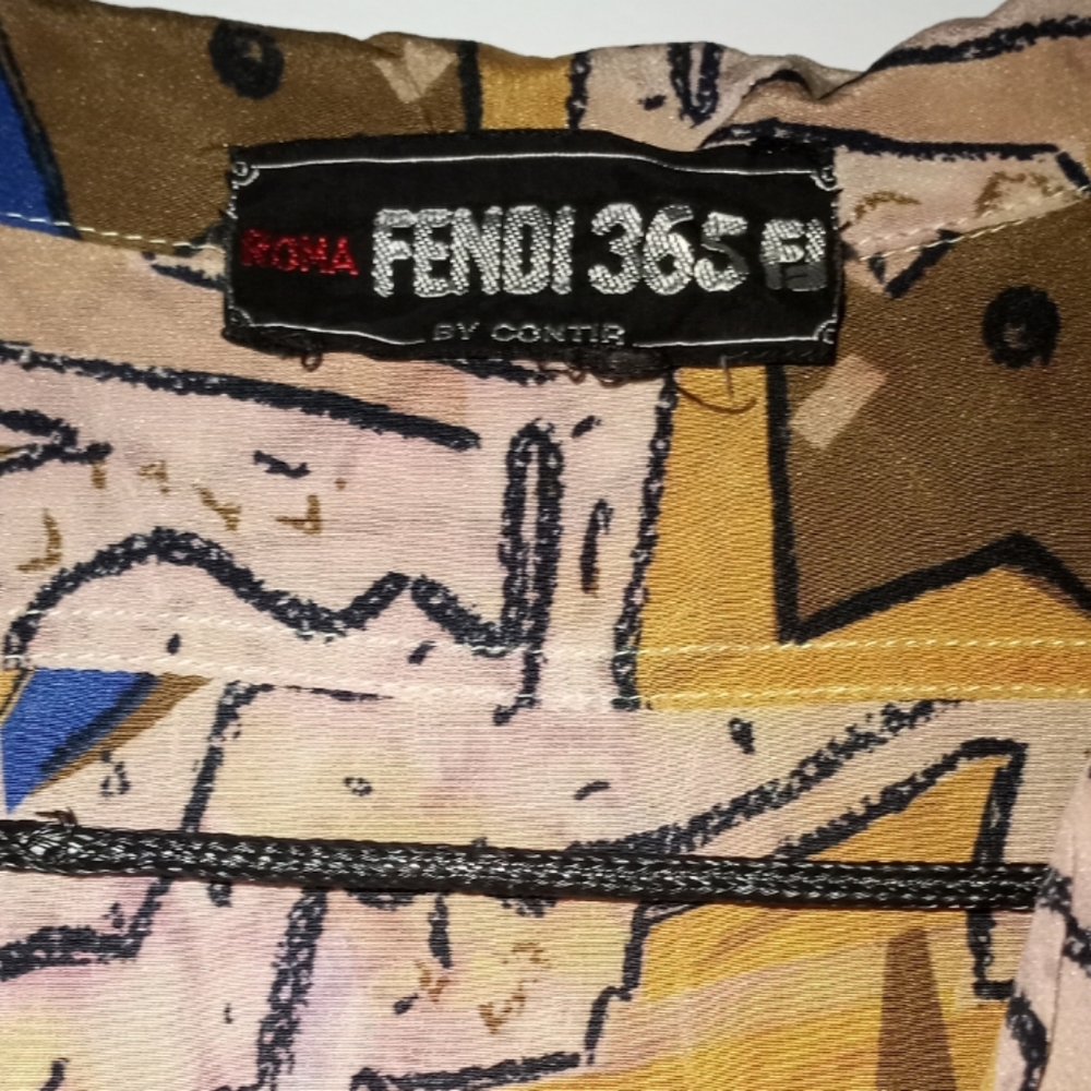 Roma Fendi Silk Dress